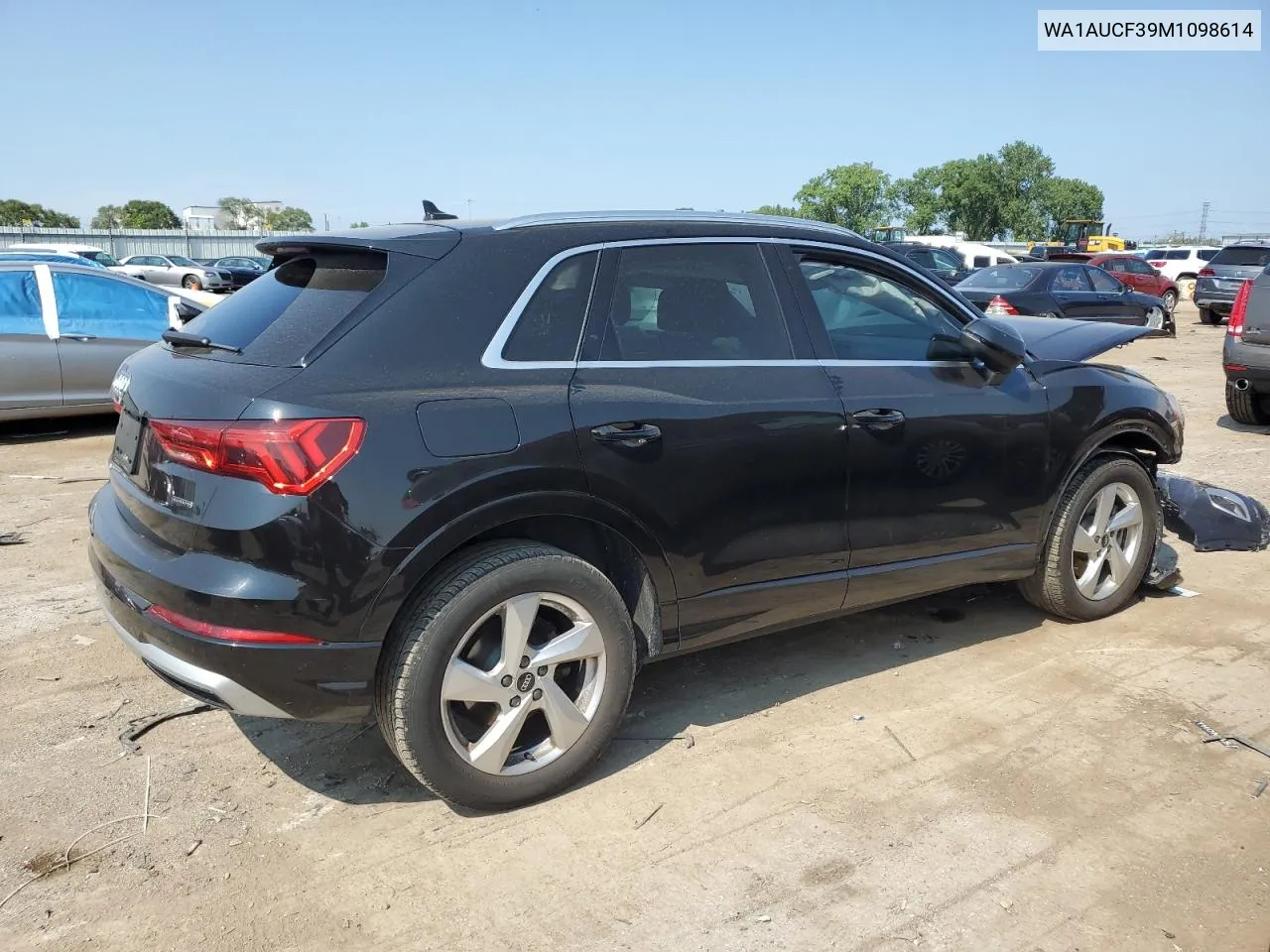 2021 Audi Q3 Premium 40 VIN: WA1AUCF39M1098614 Lot: 61742744