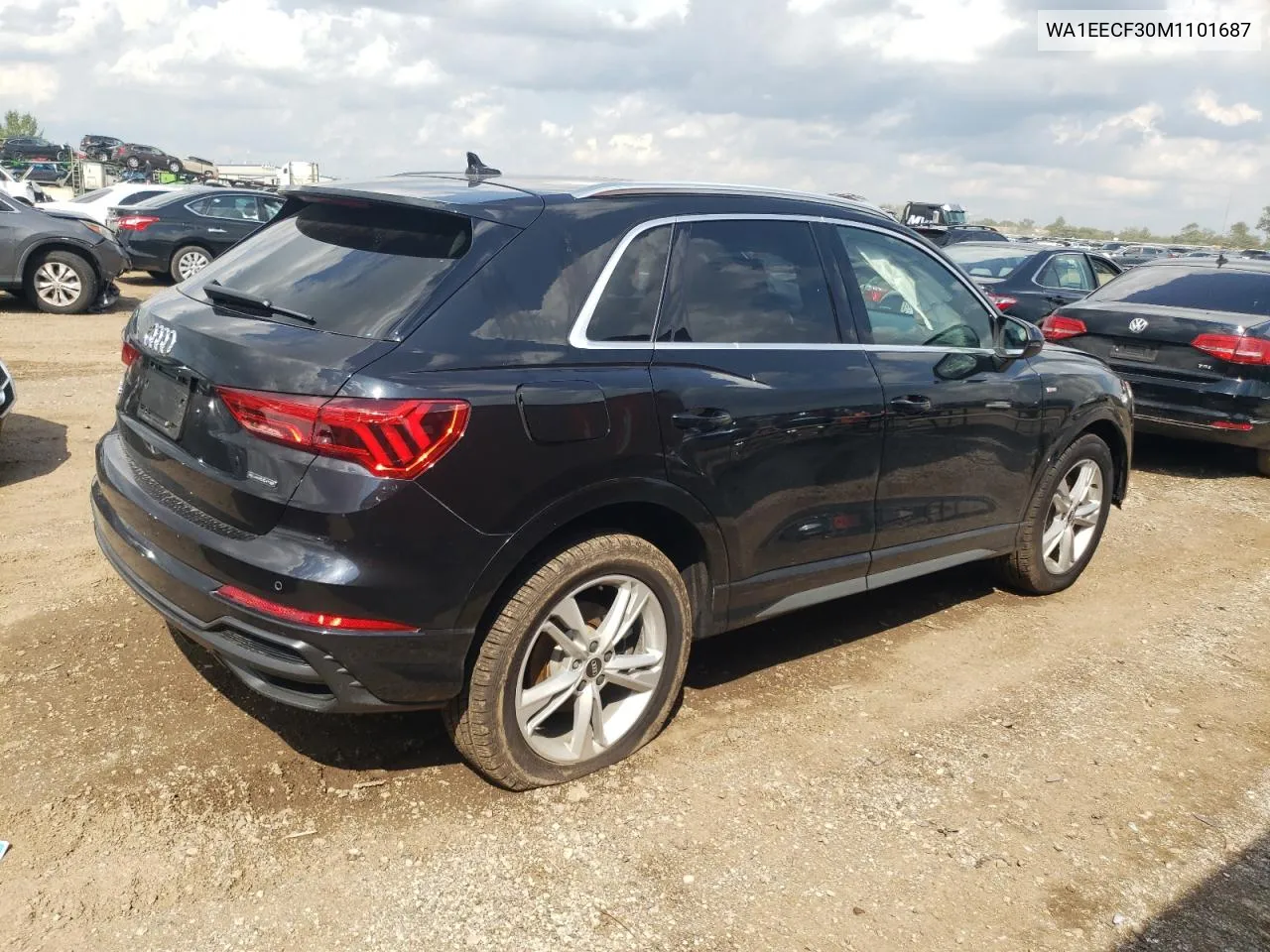 2021 Audi Q3 Premium Plus S Line 45 VIN: WA1EECF30M1101687 Lot: 66522904