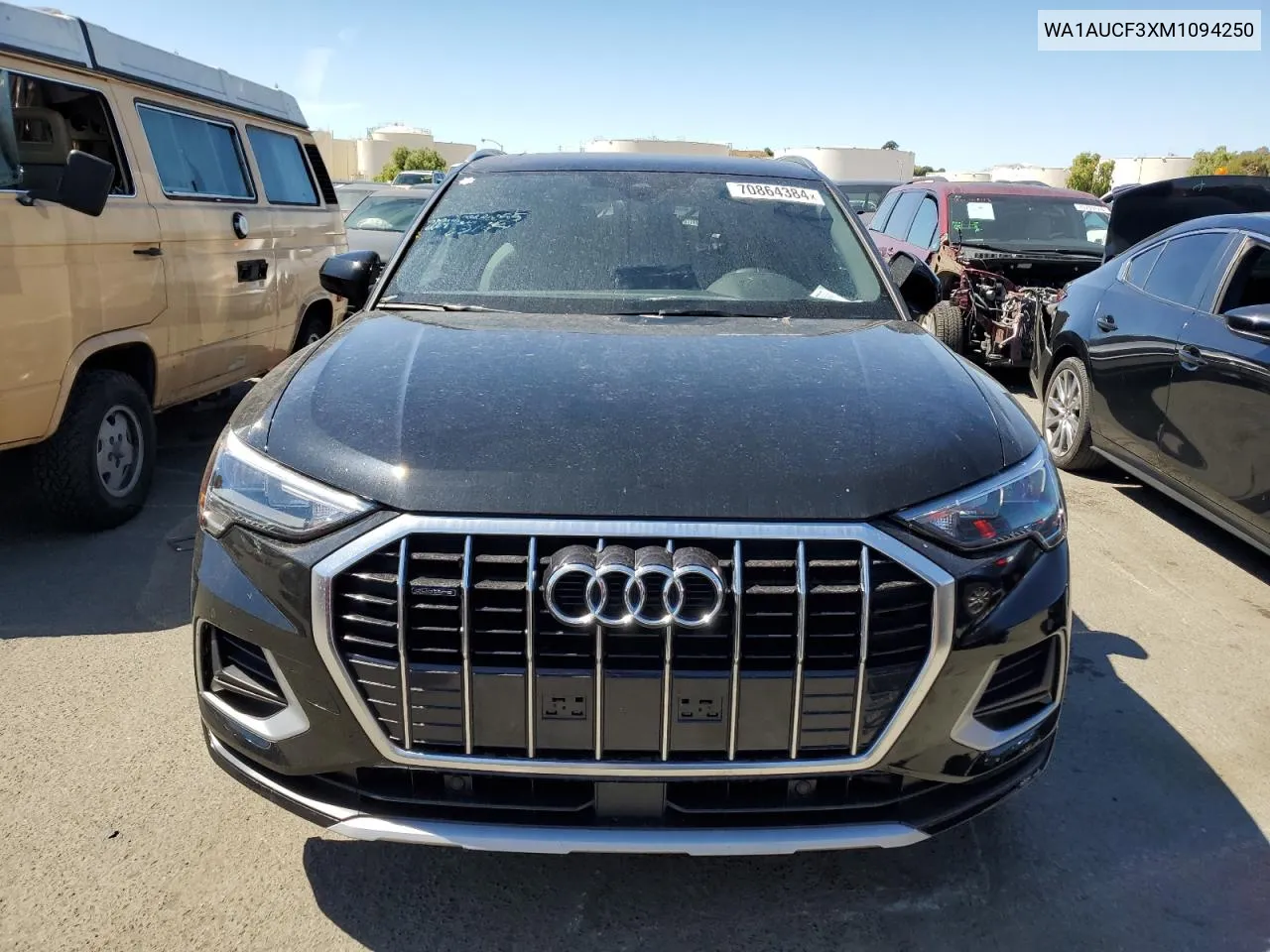 WA1AUCF3XM1094250 2021 Audi Q3 Premium 40