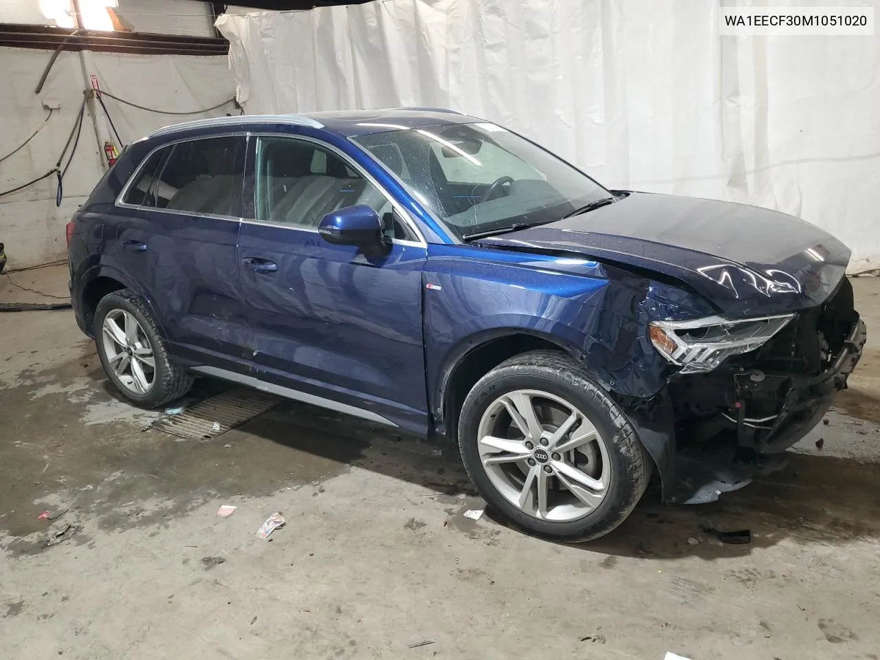 2021 Audi Q3 Premium Plus S Line 45 VIN: WA1EECF30M1051020 Lot: 71281884