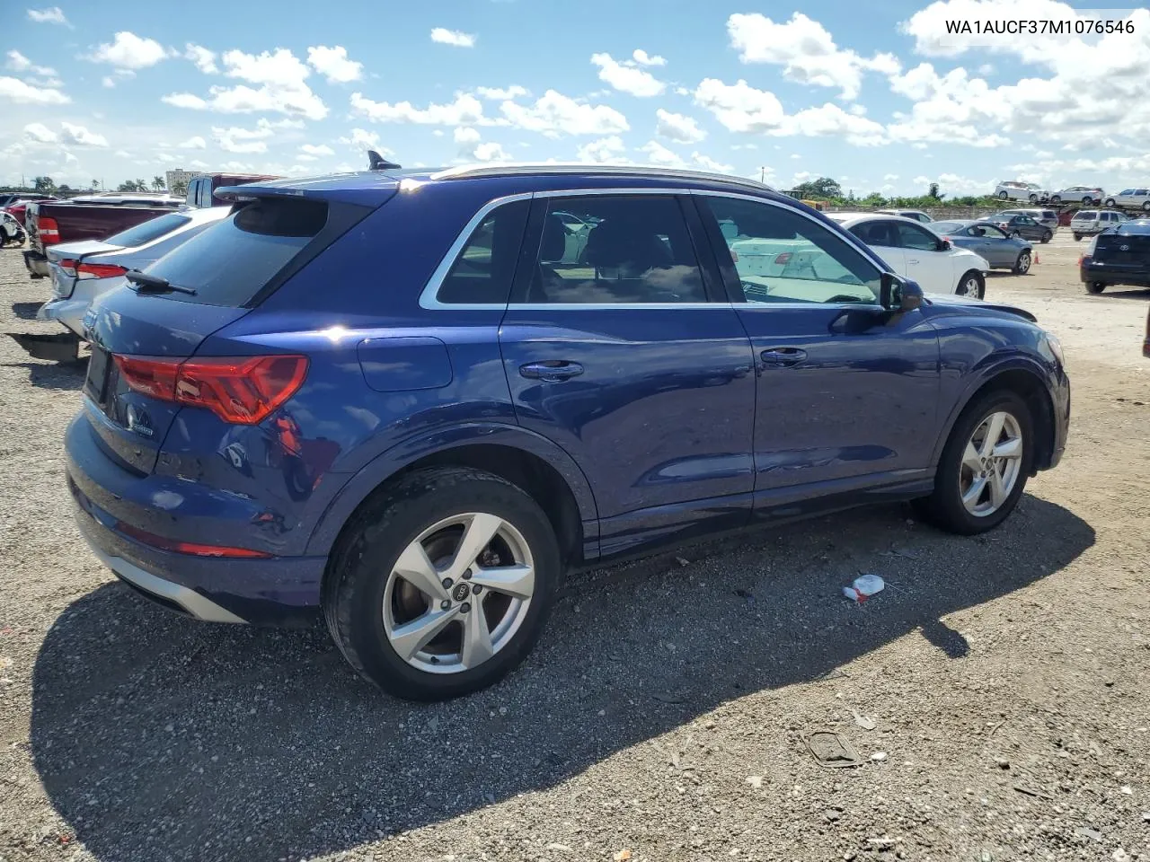 2021 Audi Q3 Premium 40 VIN: WA1AUCF37M1076546 Lot: 71922174