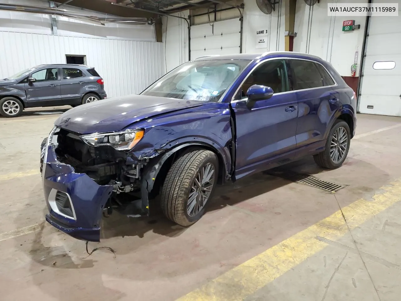 WA1AUCF37M1115989 2021 Audi Q3 Premium 40