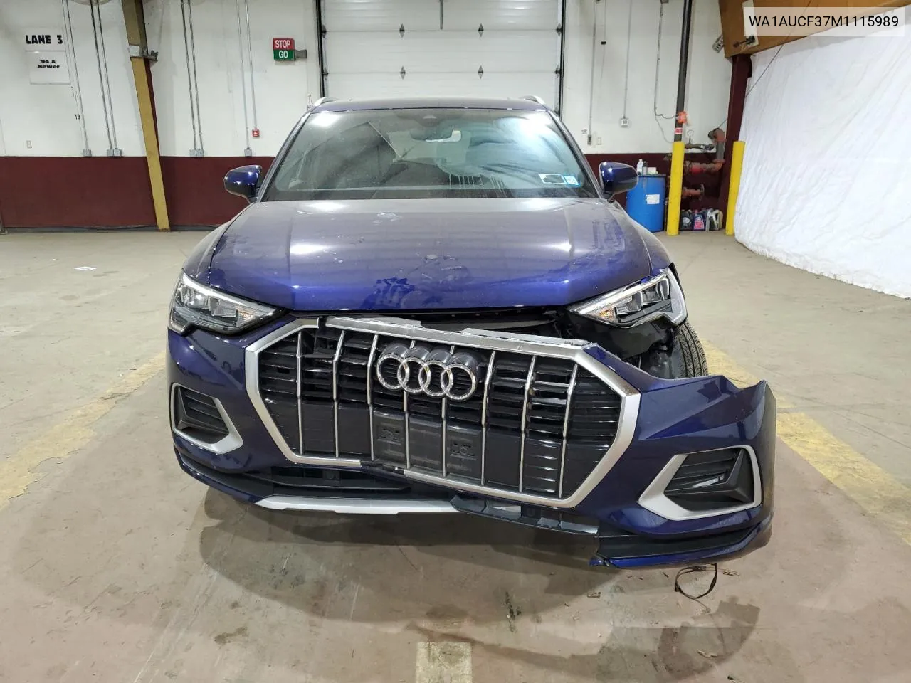 2021 Audi Q3 Premium 40 VIN: WA1AUCF37M1115989 Lot: 72131544