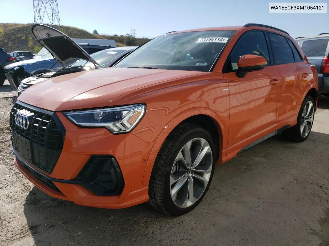 2021 Audi Q3 Premium Plus S Line 45 VIN: WA1EECF3XM1054121 Lot: 73196114