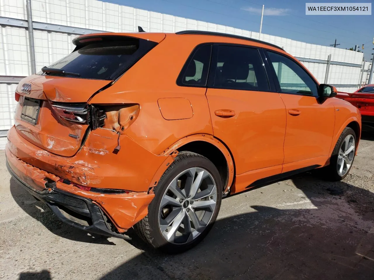 2021 Audi Q3 Premium Plus S Line 45 VIN: WA1EECF3XM1054121 Lot: 73196114