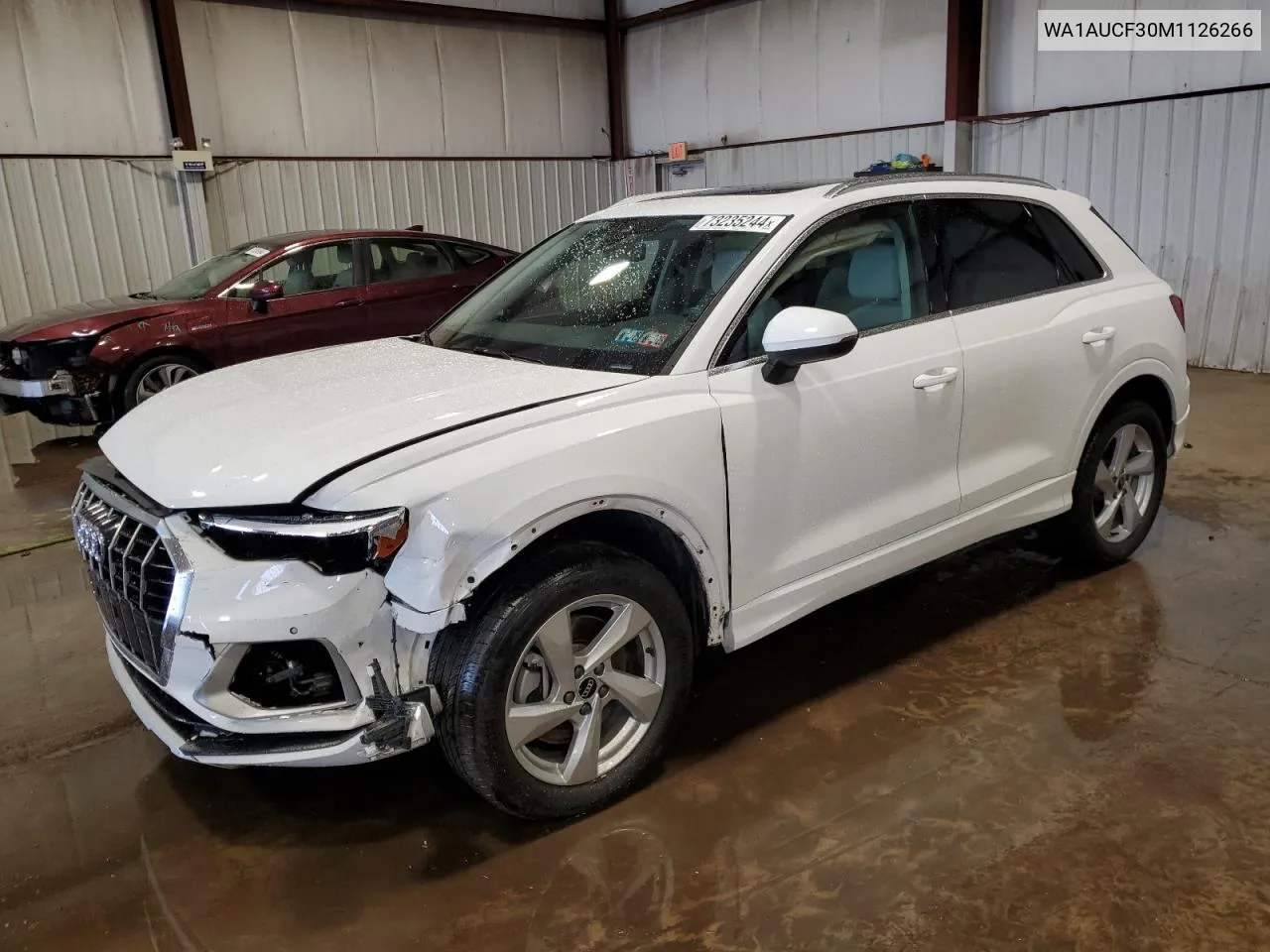 WA1AUCF30M1126266 2021 Audi Q3 Premium 40