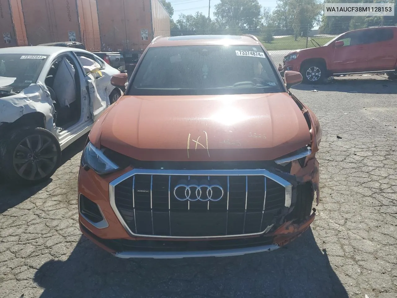 WA1AUCF38M1128153 2021 Audi Q3 Premium 40