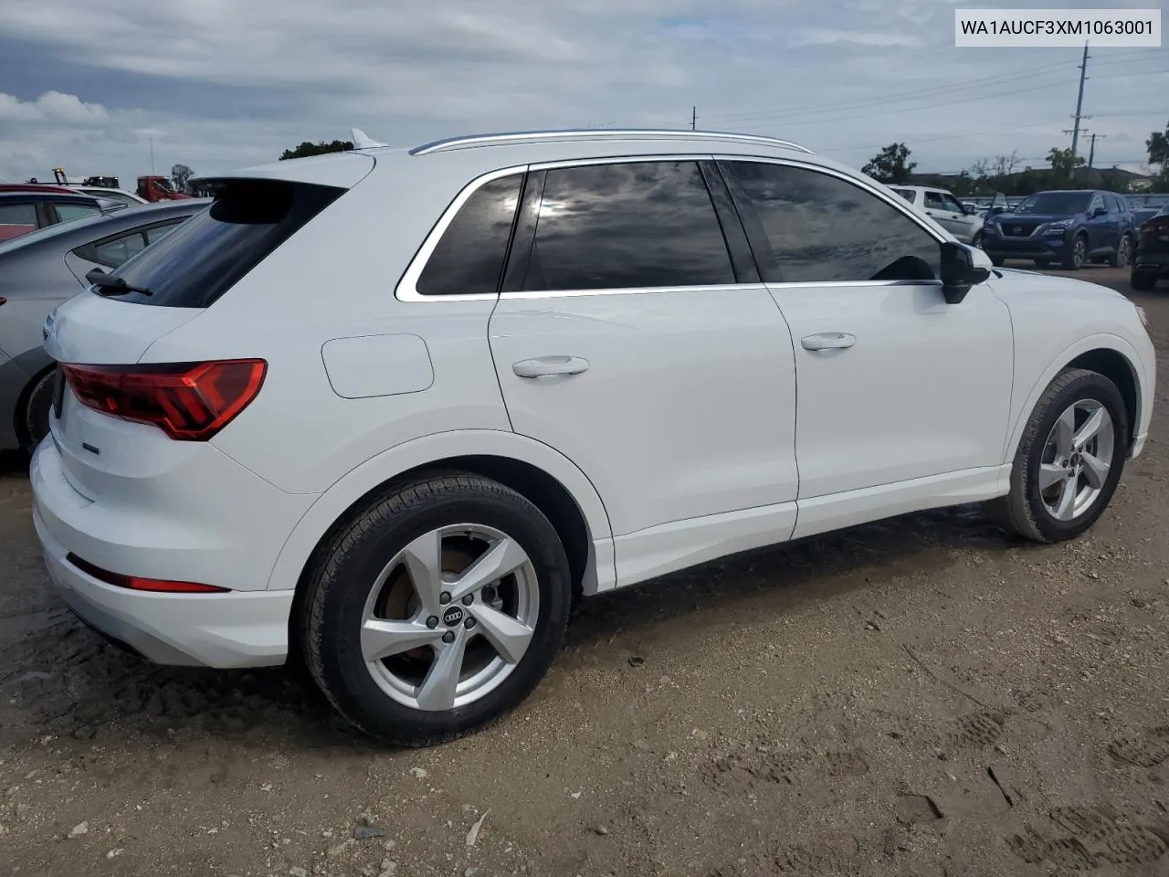 2021 Audi Q3 Premium 40 VIN: WA1AUCF3XM1063001 Lot: 73769024