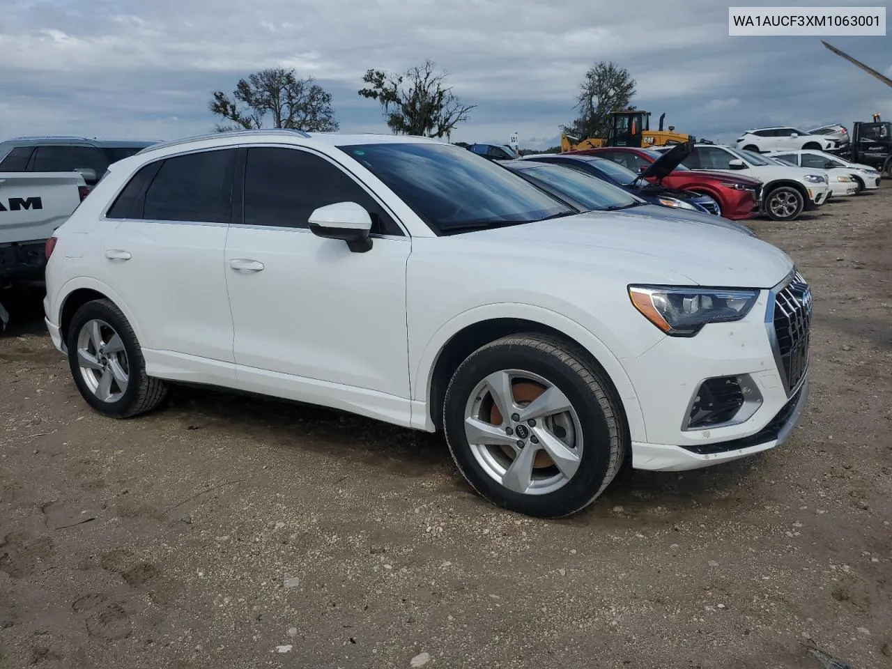 2021 Audi Q3 Premium 40 VIN: WA1AUCF3XM1063001 Lot: 73769024