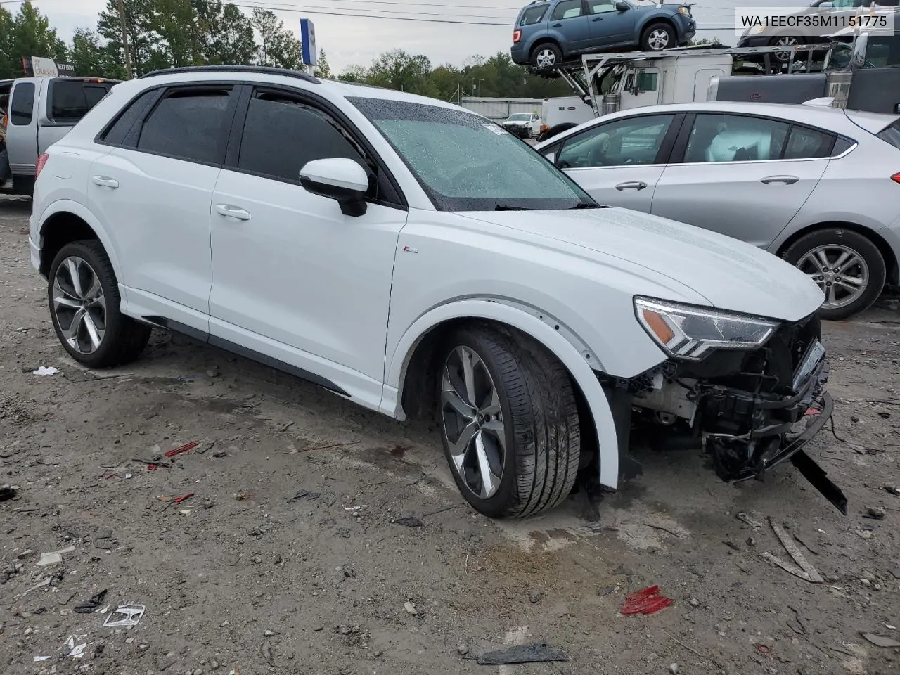 2021 Audi Q3 Premium Plus S Line 45 VIN: WA1EECF35M1151775 Lot: 73770304