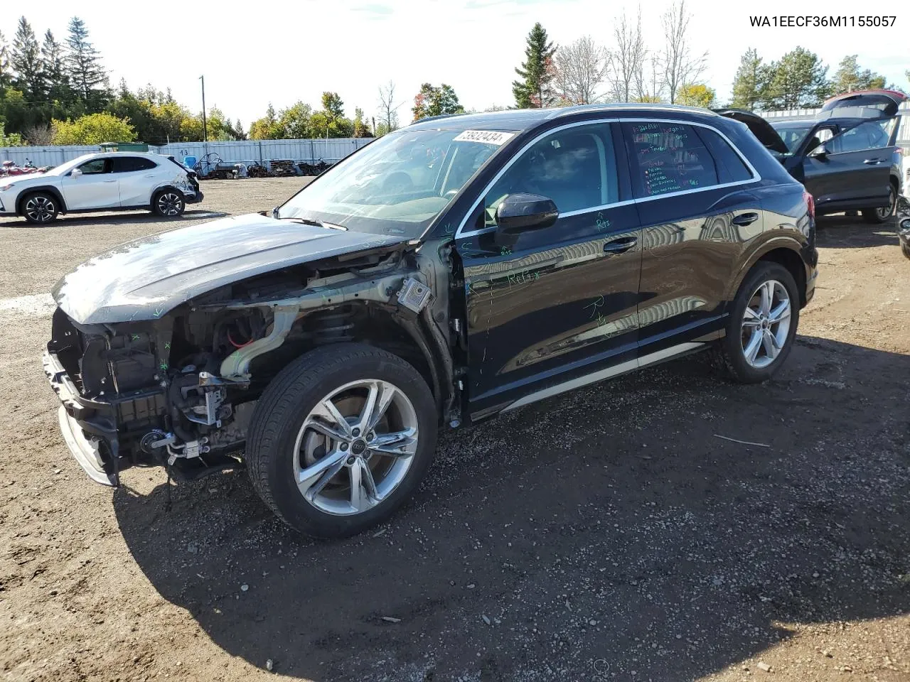 2021 Audi Q3 Premium Plus S Line 45 VIN: WA1EECF36M1155057 Lot: 73932434