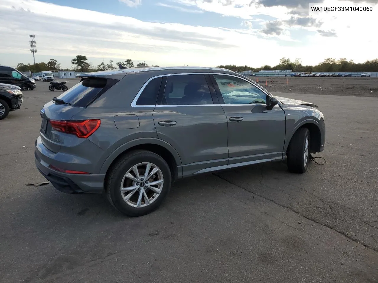 2021 Audi Q3 Premium S Line 45 VIN: WA1DECF33M1040069 Lot: 75001014