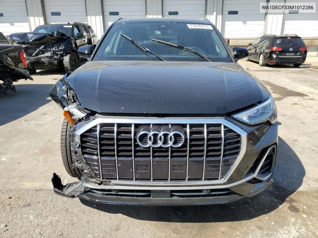 2021 Audi Q3 Premium S Line 45 VIN: WA1DECF33M1012286 Lot: 75036074