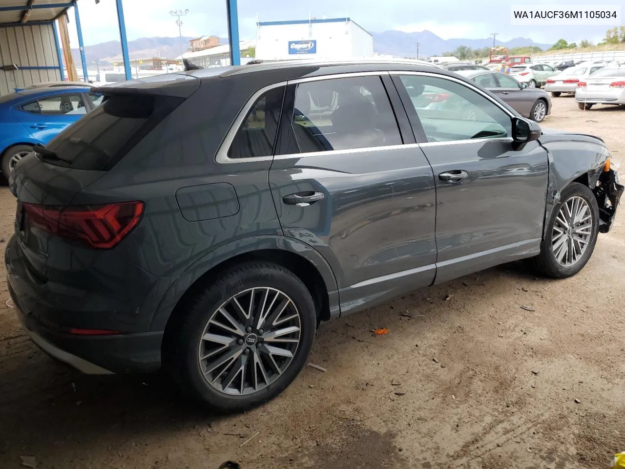 2021 Audi Q3 Premium 40 VIN: WA1AUCF36M1105034 Lot: 75275844