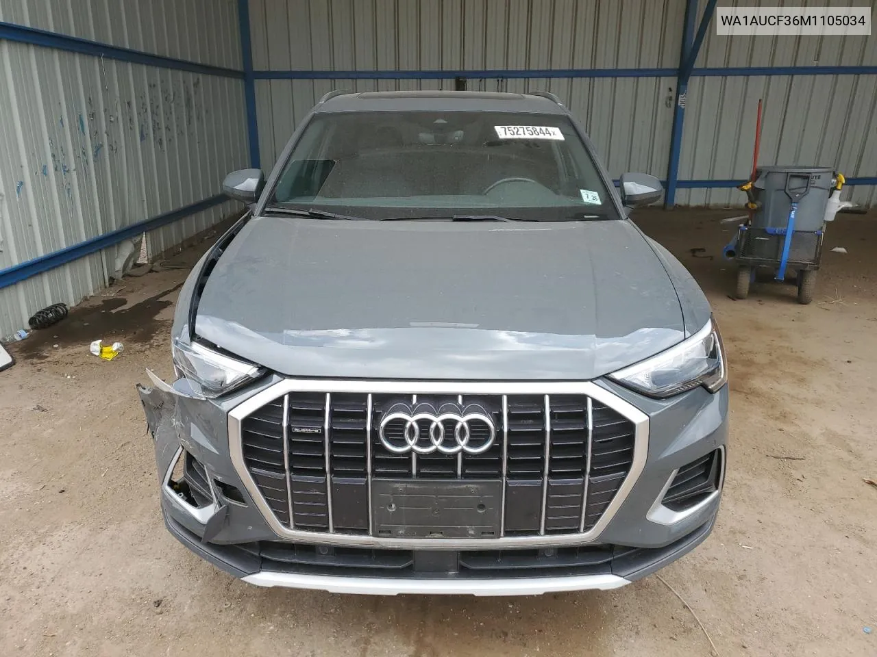 2021 Audi Q3 Premium 40 VIN: WA1AUCF36M1105034 Lot: 75275844