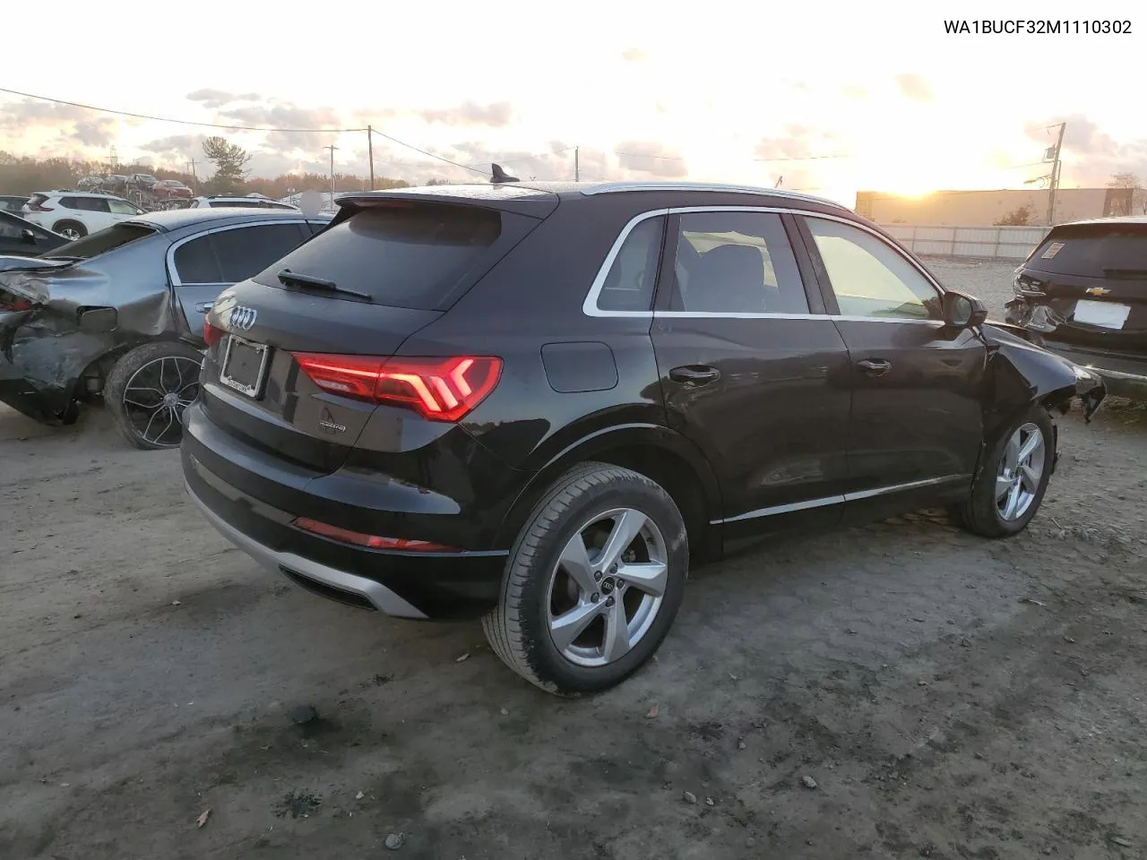 2021 Audi Q3 Premium Plus 40 VIN: WA1BUCF32M1110302 Lot: 78208674