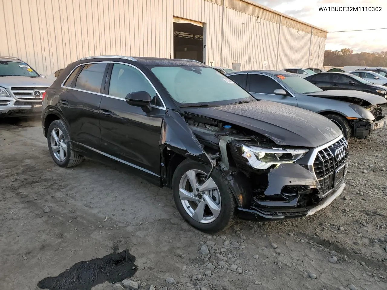 2021 Audi Q3 Premium Plus 40 VIN: WA1BUCF32M1110302 Lot: 78208674