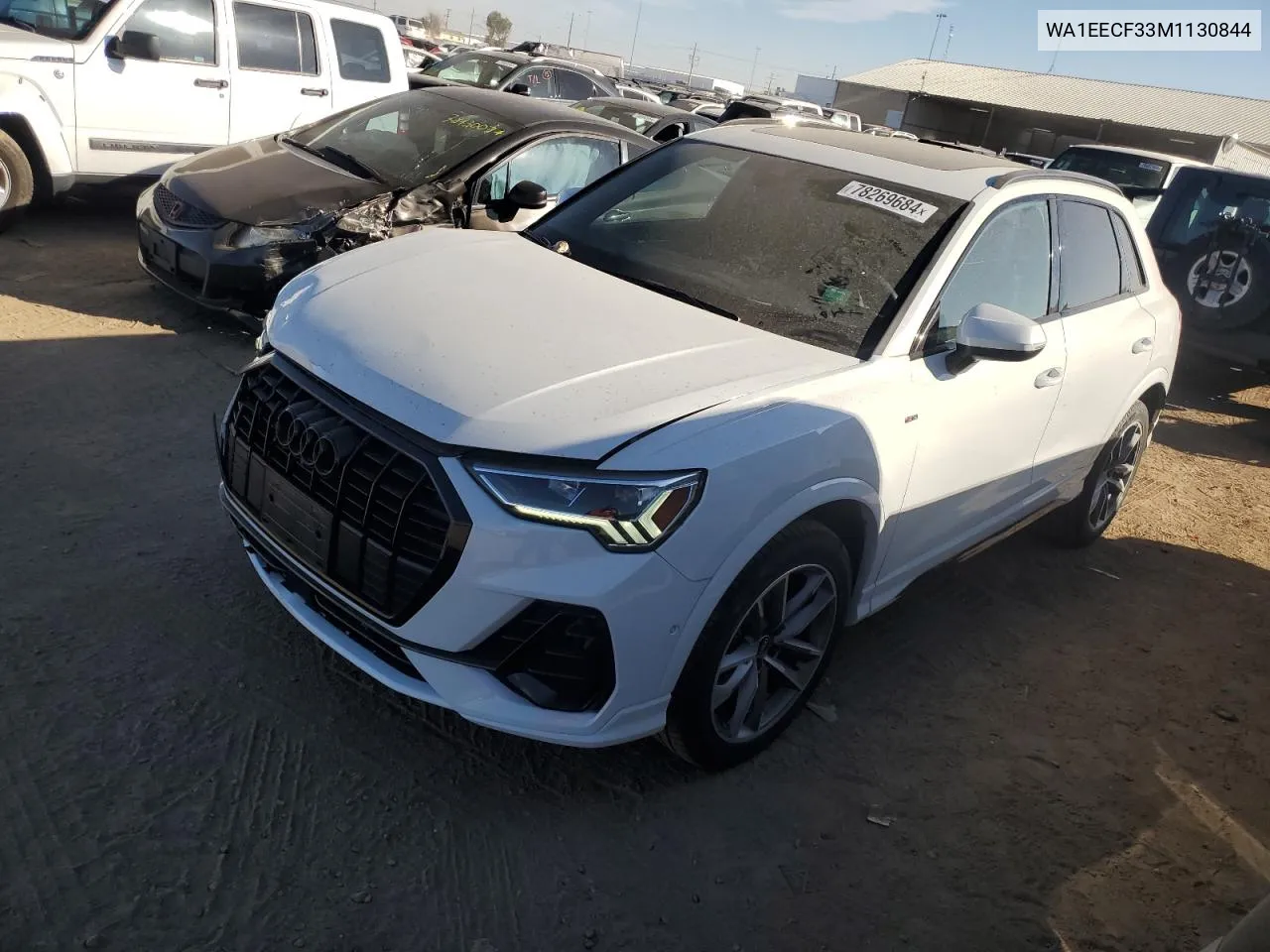 2021 Audi Q3 Premium Plus S Line 45 VIN: WA1EECF33M1130844 Lot: 78269684