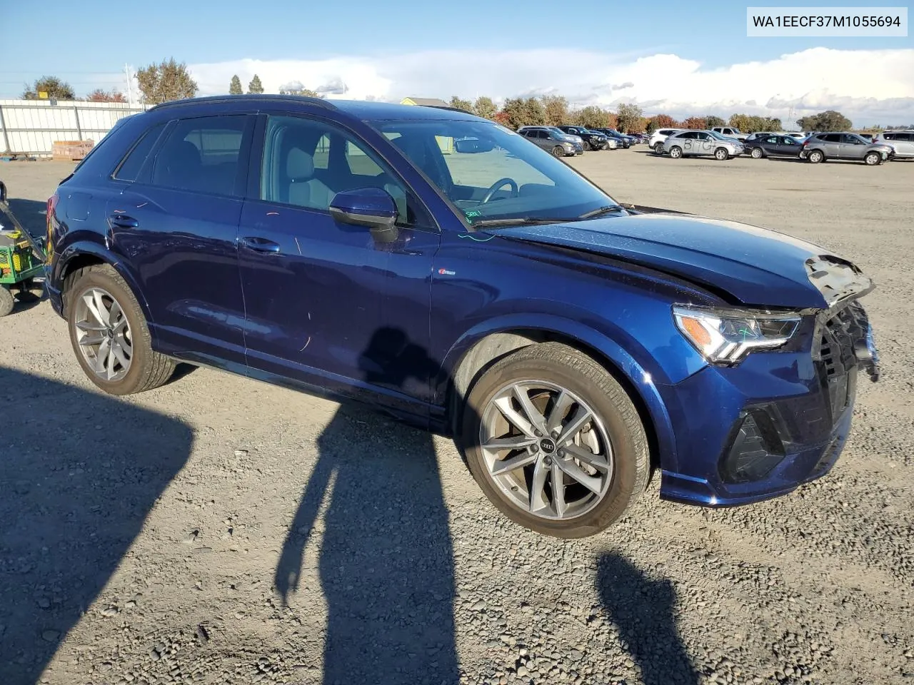 2021 Audi Q3 Premium Plus S Line 45 VIN: WA1EECF37M1055694 Lot: 80791674