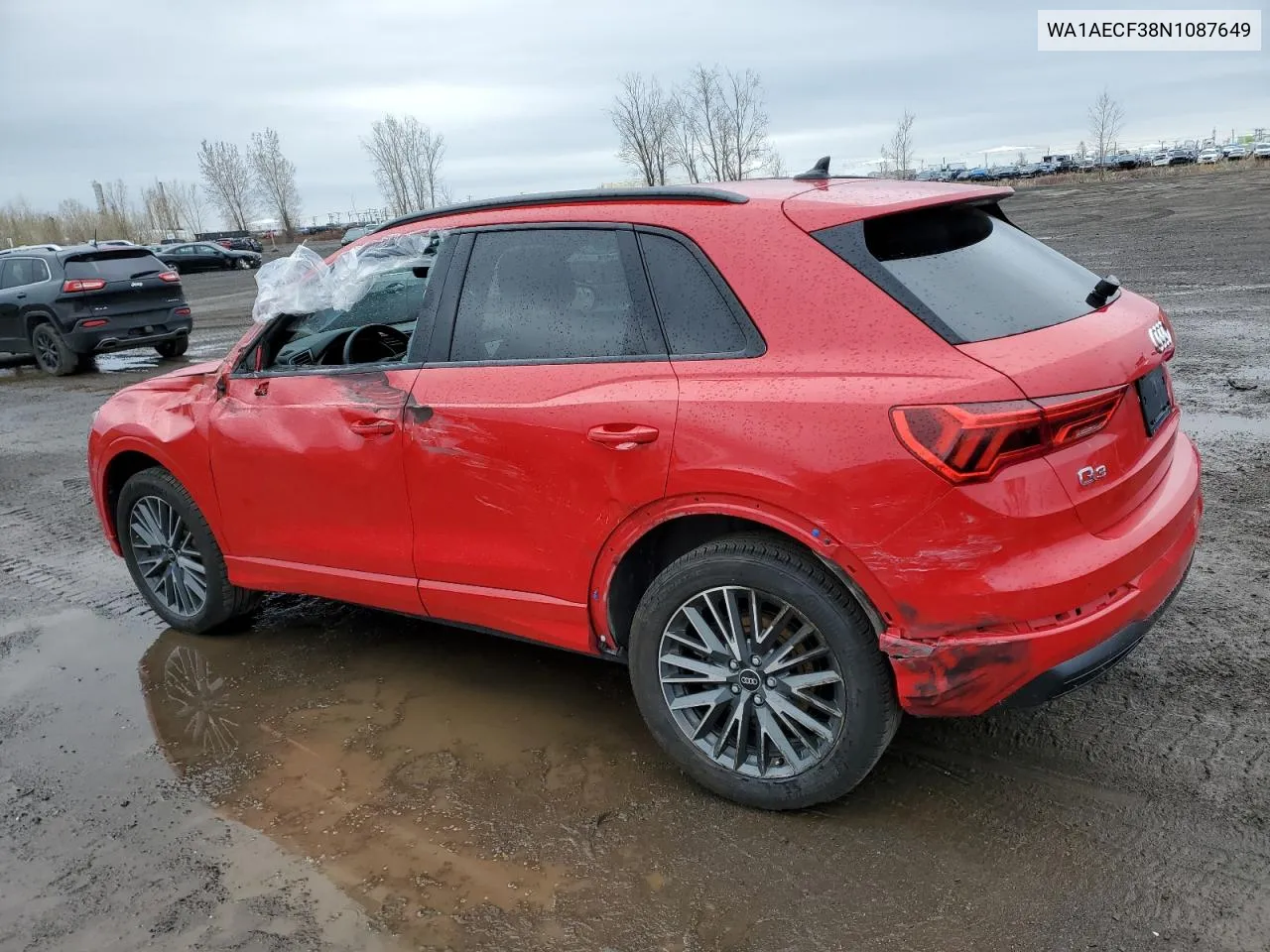 2022 Audi Q3 Komfort 45 VIN: WA1AECF38N1087649 Lot: 52862354