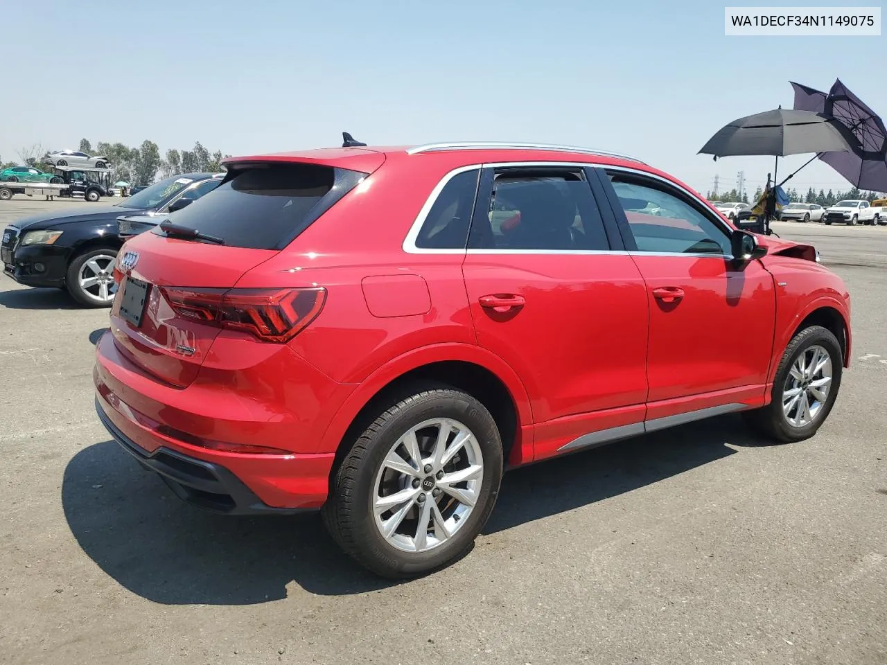 2022 Audi Q3 Premium S Line 45 VIN: WA1DECF34N1149075 Lot: 62133604