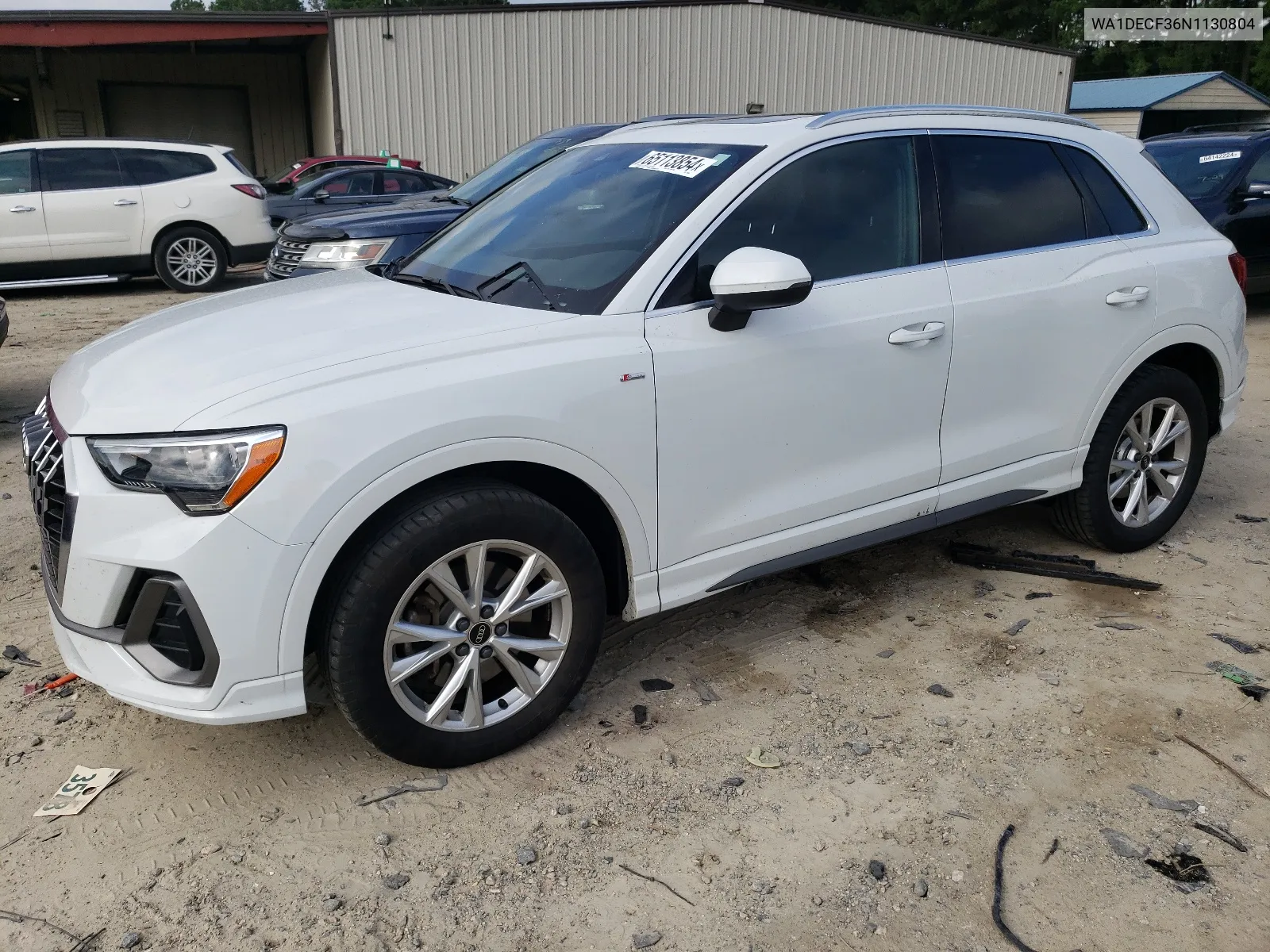 2022 Audi Q3 Premium S Line 45 VIN: WA1DECF36N1130804 Lot: 65113854