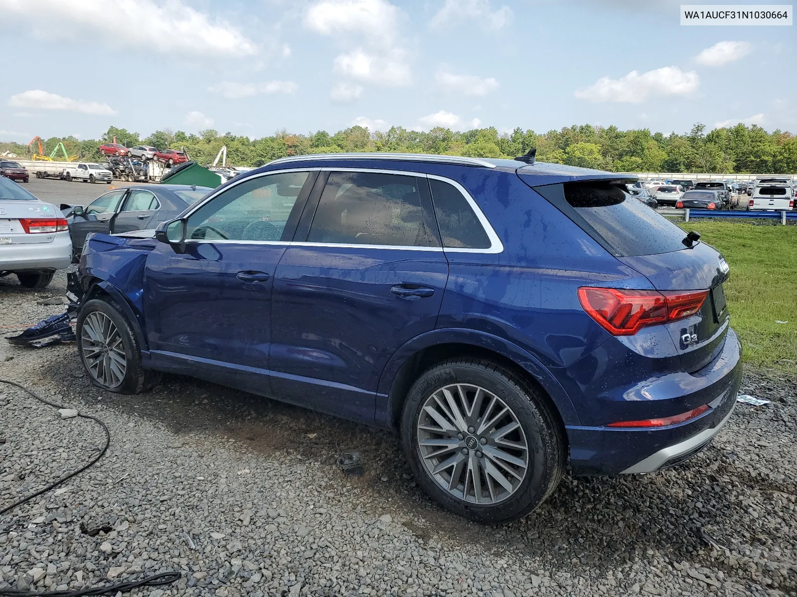 2022 Audi Q3 Premium 40 VIN: WA1AUCF31N1030664 Lot: 65846454