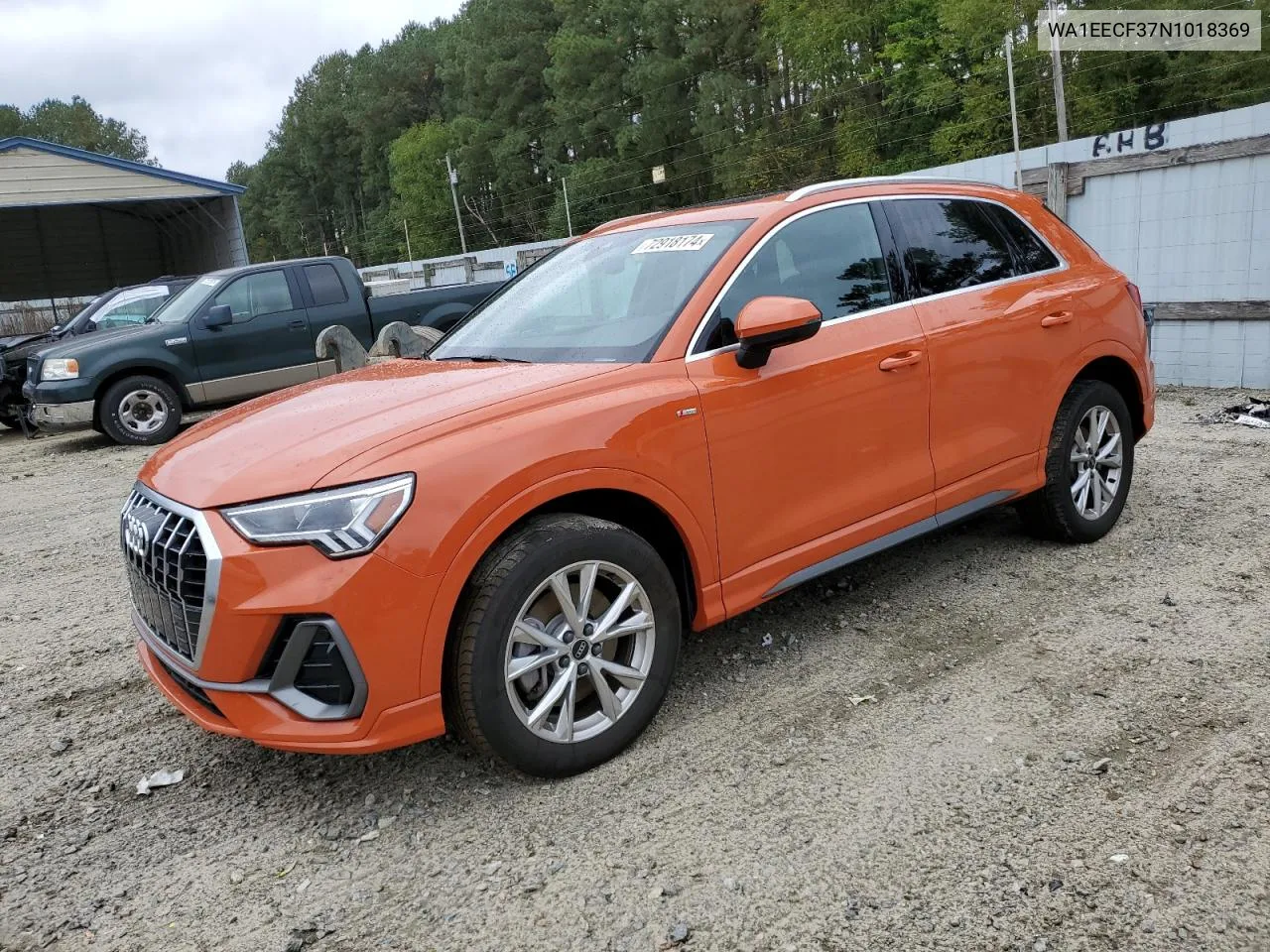 2022 Audi Q3 Premium Plus S Line 45 VIN: WA1EECF37N1018369 Lot: 72918174