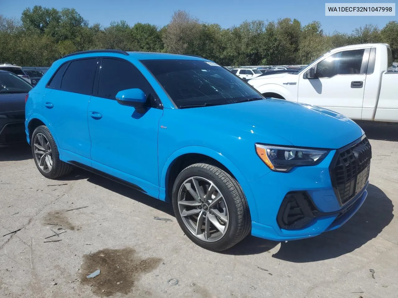 2022 Audi Q3 Premium S Line 45 VIN: WA1DECF32N1047998 Lot: 73613884