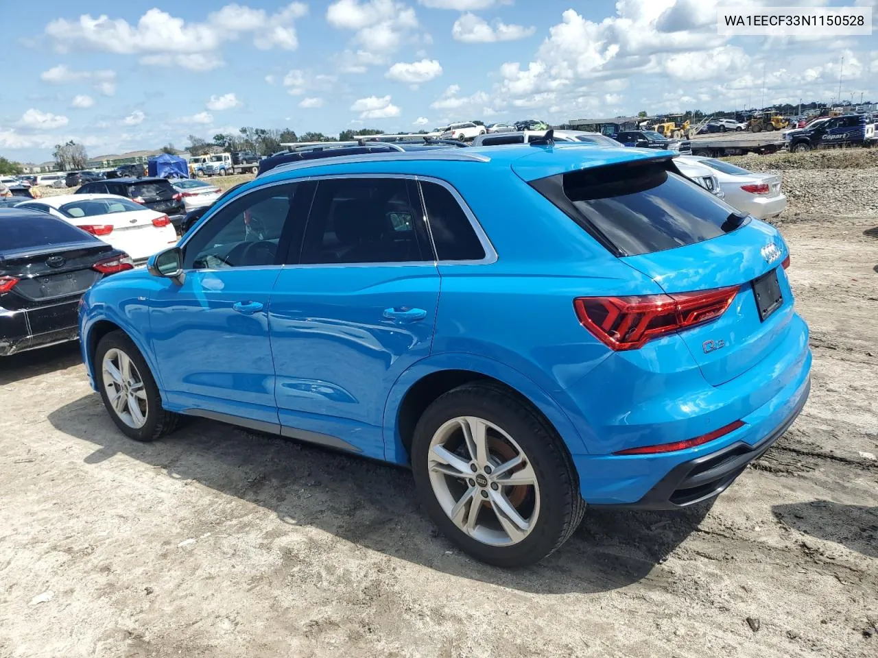 2022 Audi Q3 Premium Plus S Line 45 VIN: WA1EECF33N1150528 Lot: 73846464