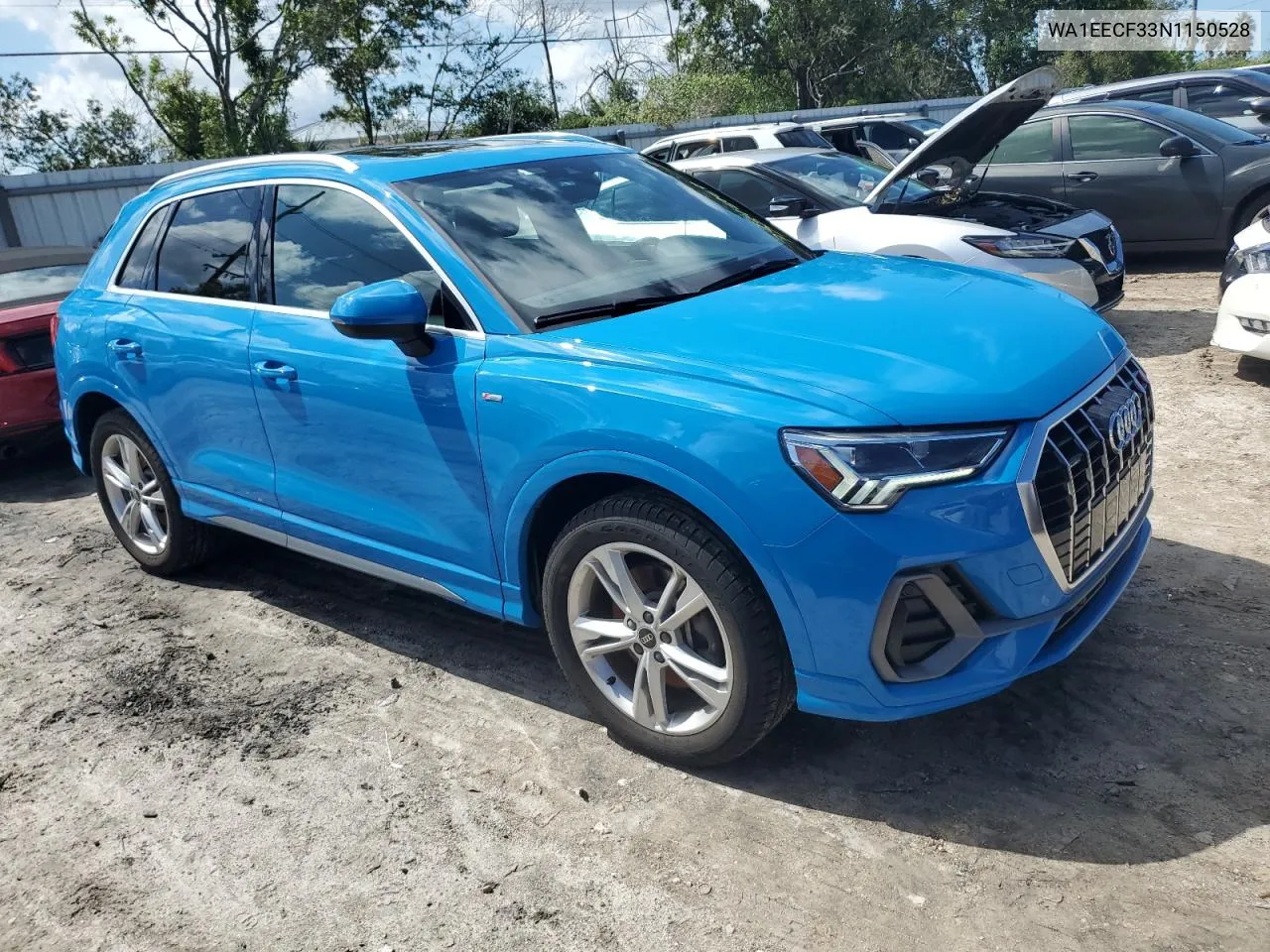 2022 Audi Q3 Premium Plus S Line 45 VIN: WA1EECF33N1150528 Lot: 73846464