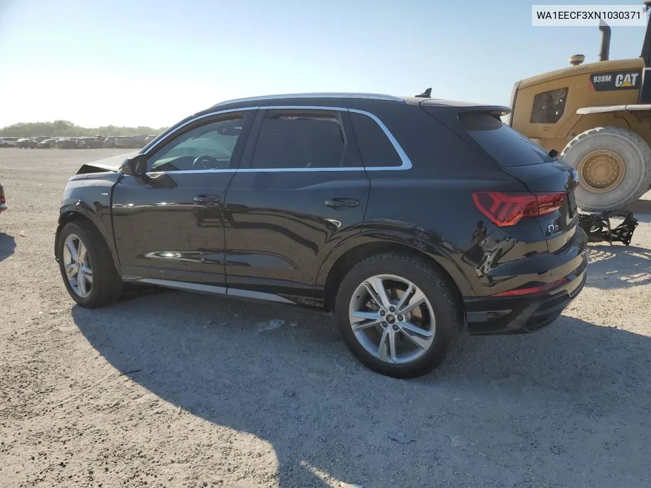 2022 Audi Q3 Premium Plus S Line 45 VIN: WA1EECF3XN1030371 Lot: 74045184