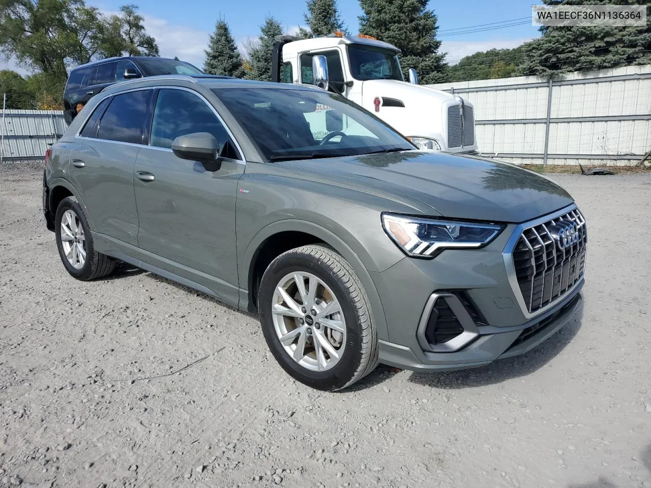 2022 Audi Q3 Premium Plus S Line 45 VIN: WA1EECF36N1136364 Lot: 74614734