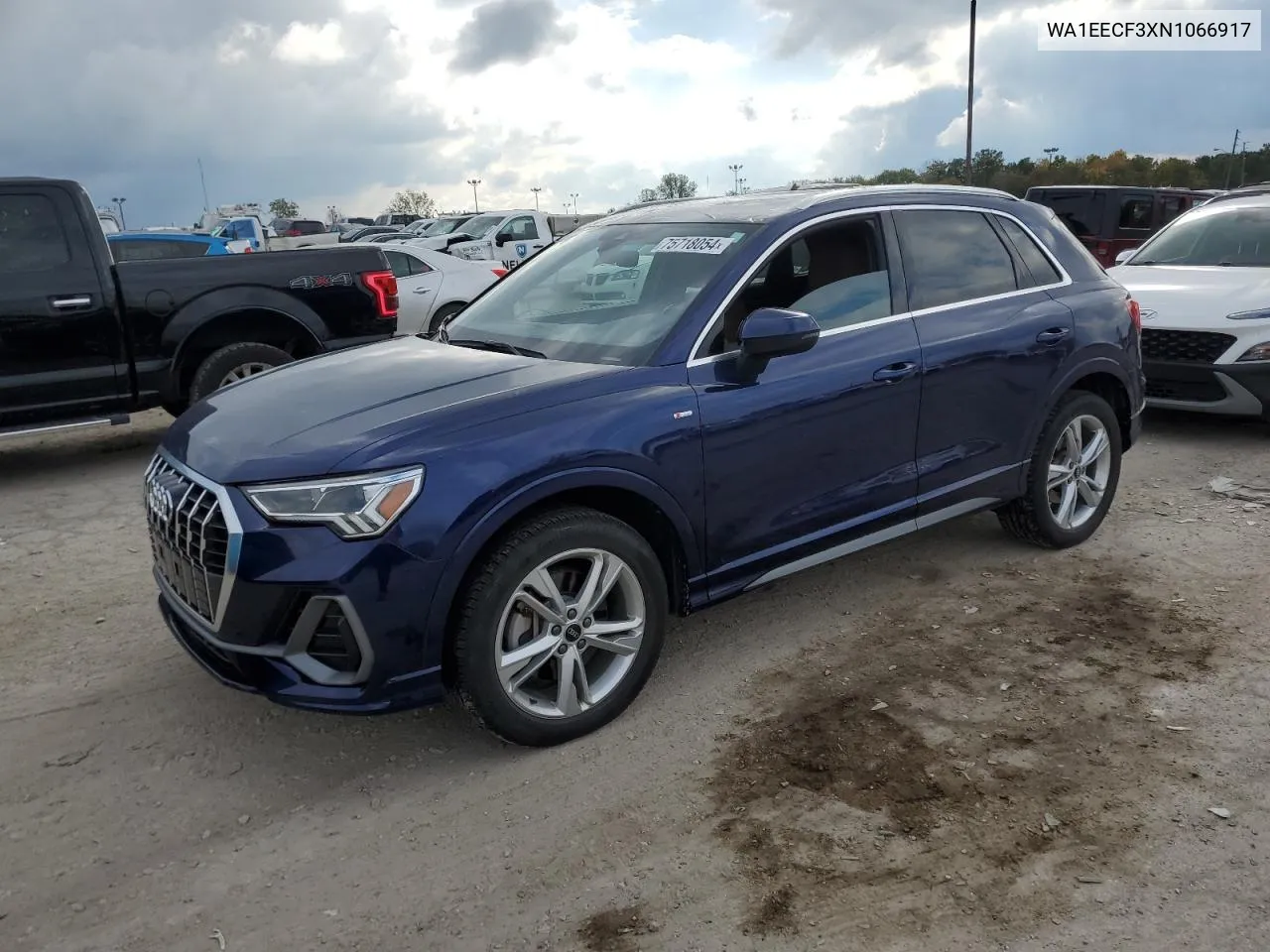 2022 Audi Q3 Premium Plus S Line 45 VIN: WA1EECF3XN1066917 Lot: 75718054