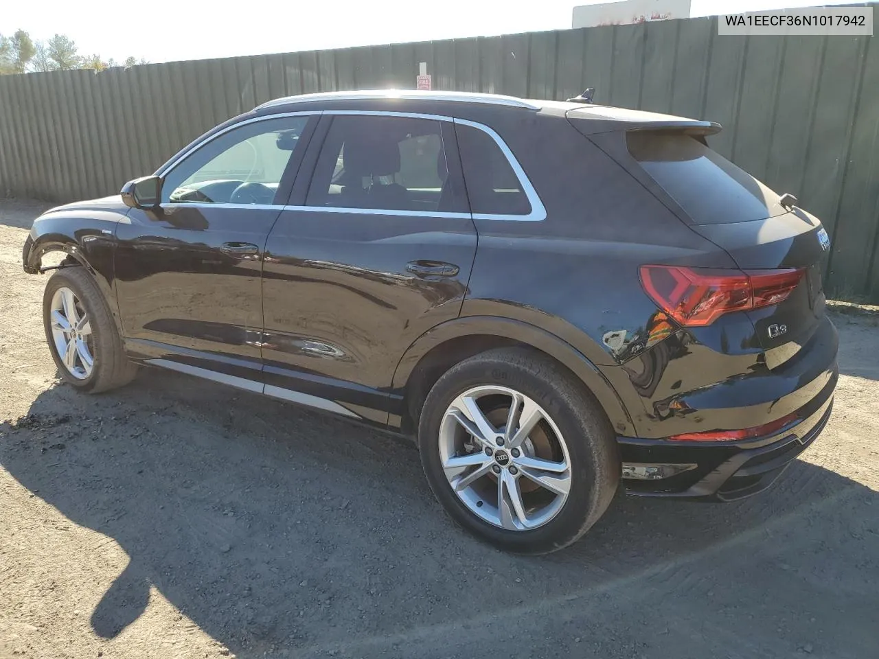 2022 Audi Q3 Premium Plus S Line 45 VIN: WA1EECF36N1017942 Lot: 76271774