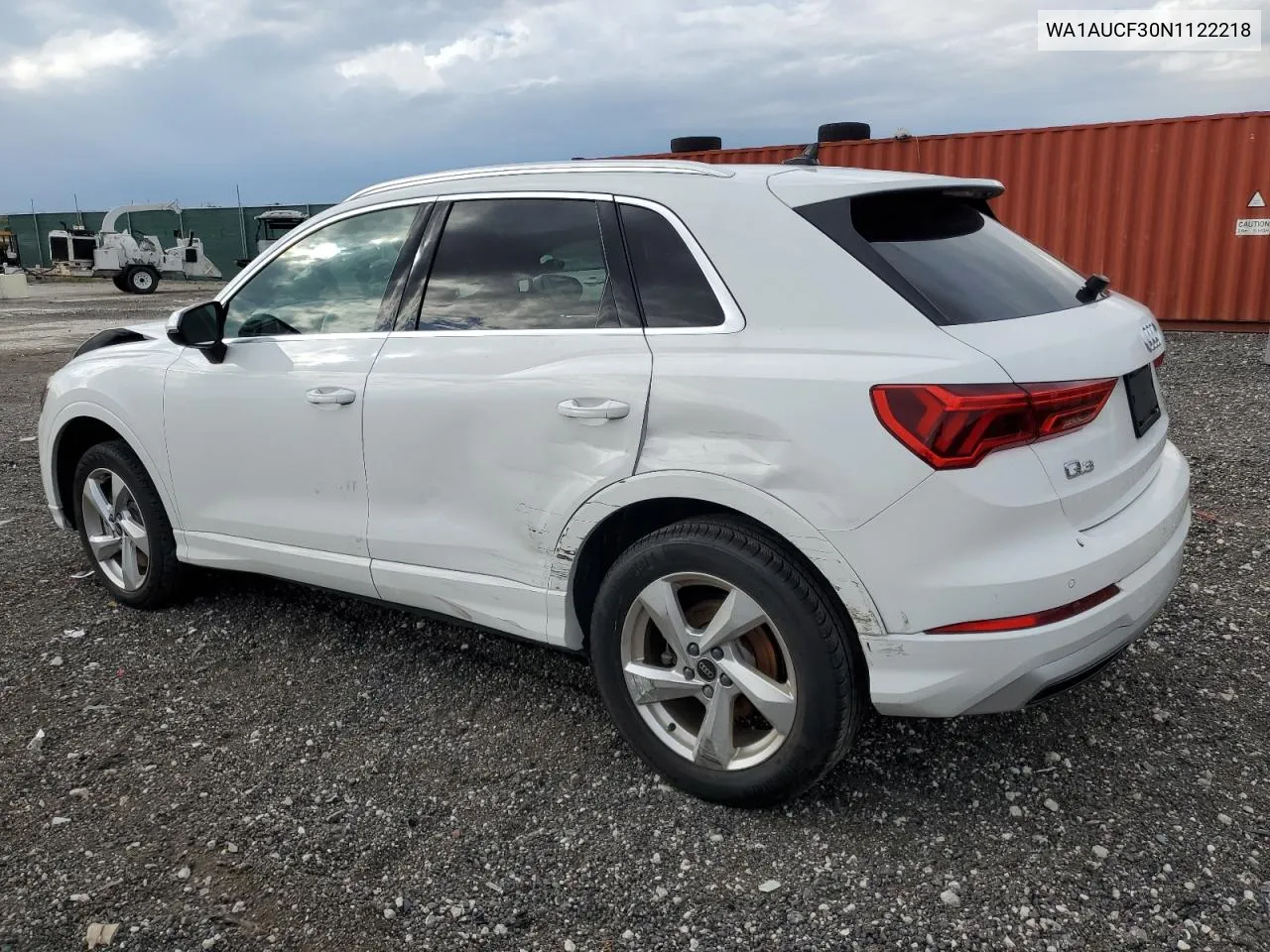 2022 Audi Q3 Premium 40 VIN: WA1AUCF30N1122218 Lot: 76286484