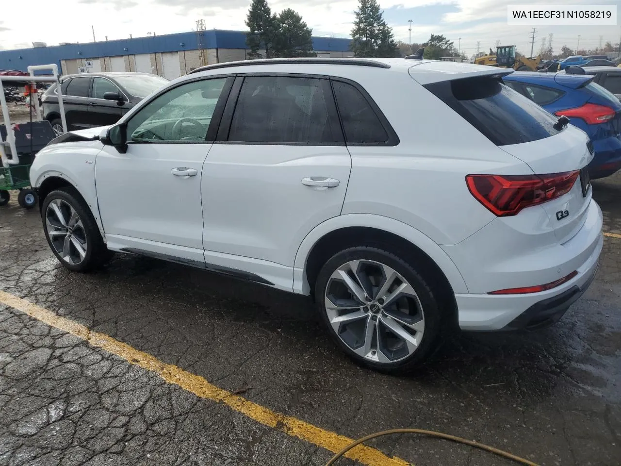 2022 Audi Q3 Premium Plus S Line 45 VIN: WA1EECF31N1058219 Lot: 77456494