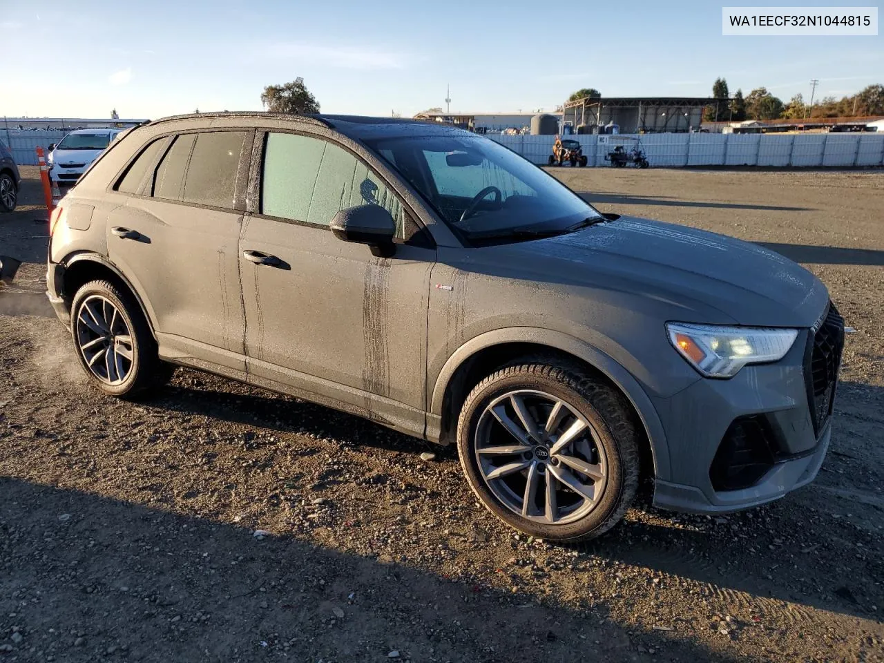 2022 Audi Q3 Premium Plus S Line 45 VIN: WA1EECF32N1044815 Lot: 80347924