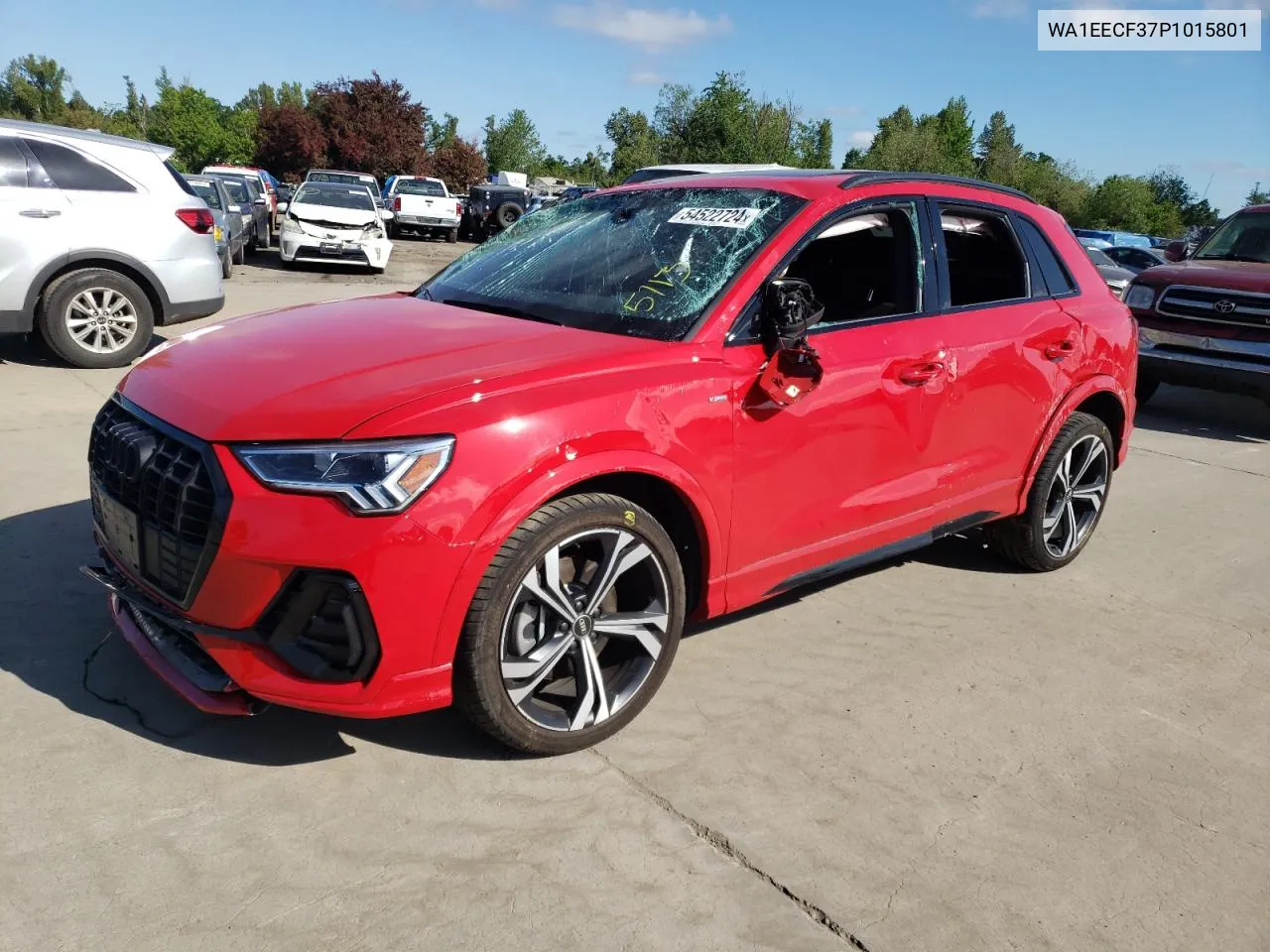 2023 Audi Q3 Premium Plus S Line 45 VIN: WA1EECF37P1015801 Lot: 54522724