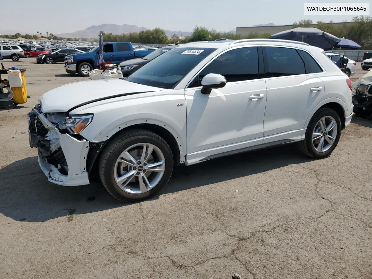 2023 Audi Q3 Premium S Line 45 VIN: WA1DECF30P1065645 Lot: 70814424