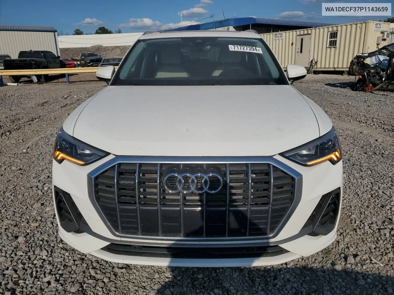 2023 Audi Q3 Premium S Line 45 VIN: WA1DECF37P1143659 Lot: 71727394