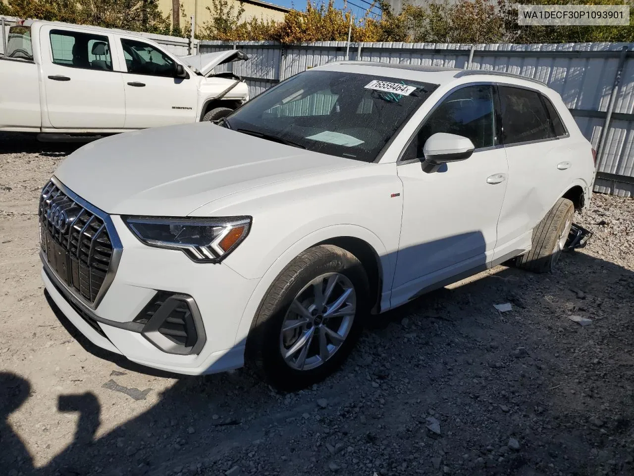 2023 Audi Q3 Premium S Line 45 VIN: WA1DECF30P1093901 Lot: 78816034