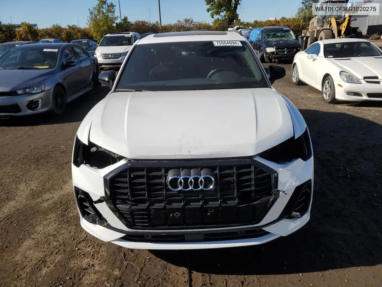 2024 Audi Q3 Premium S Line 45 VIN: WA1DECF36R1020275 Lot: 75504694