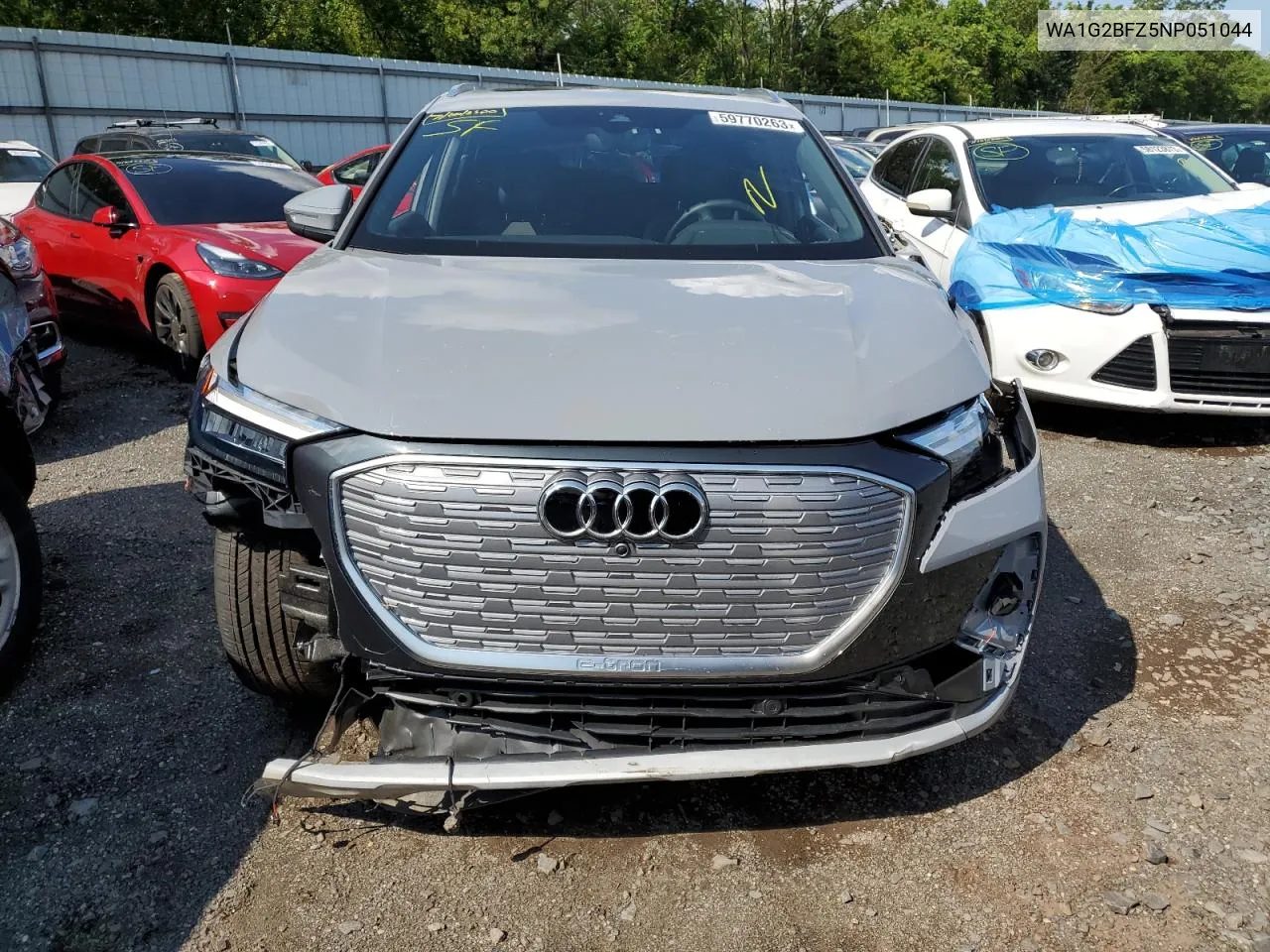 2022 Audi Q4 E-Tron Premium VIN: WA1G2BFZ5NP051044 Lot: 59770263