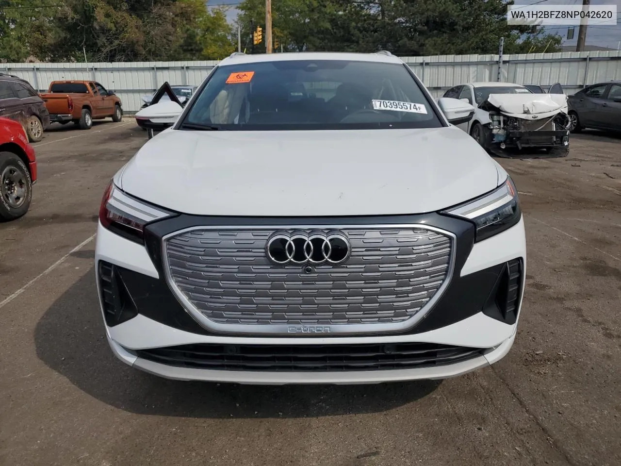 2022 Audi Q4 E-Tron Premium Plus VIN: WA1H2BFZ8NP042620 Lot: 70395574