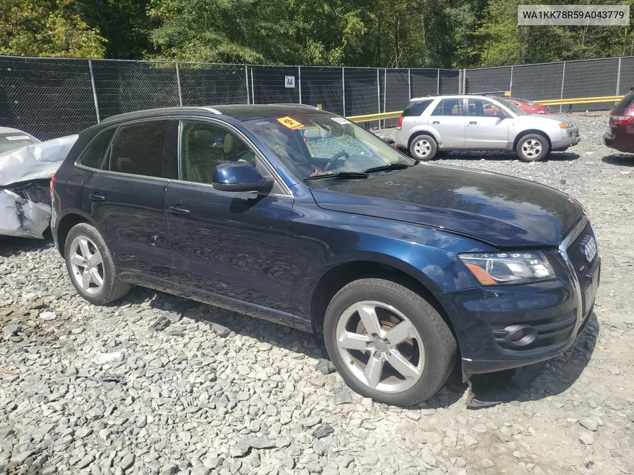 2009 Audi Q5 3.2 VIN: WA1KK78R59A043779 Lot: 69765544