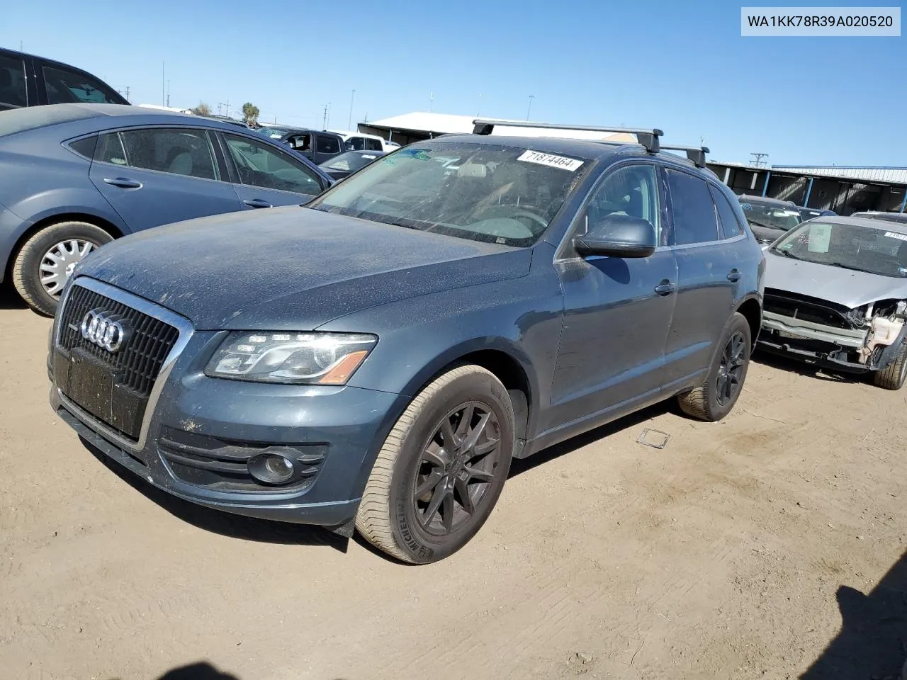 2009 Audi Q5 3.2 VIN: WA1KK78R39A020520 Lot: 71874464