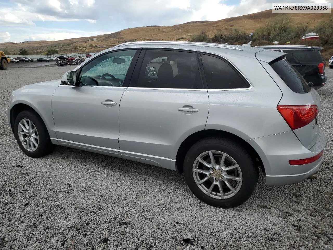 2009 Audi Q5 3.2 VIN: WA1KK78RX9A029358 Lot: 75090554