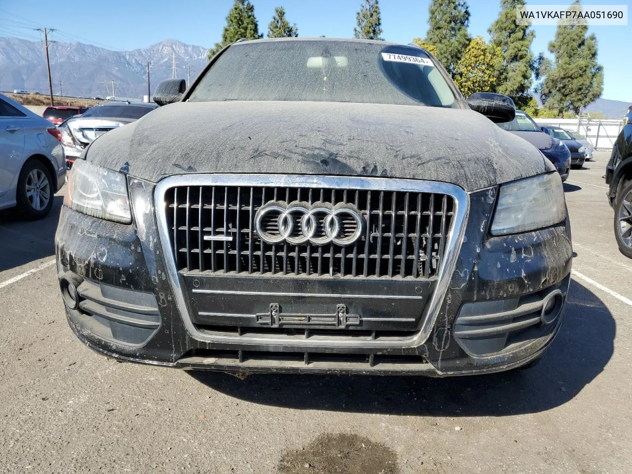 2010 Audi Q5 Prestige VIN: WA1VKAFP7AA051690 Lot: 77499364