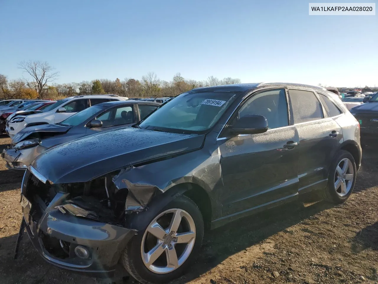 2010 Audi Q5 Premium Plus VIN: WA1LKAFP2AA028020 Lot: 78919194